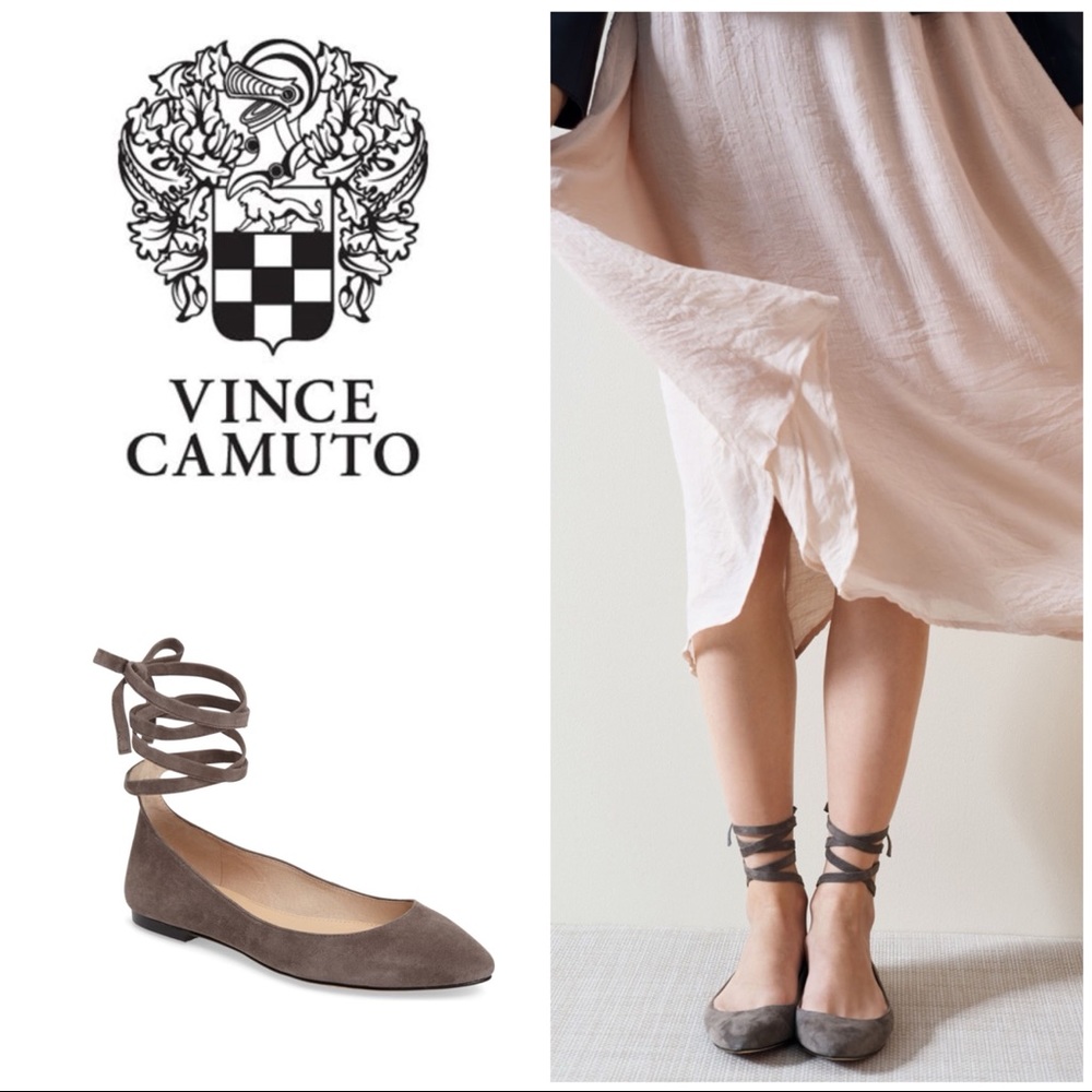 Vince Camuto Bevian Flats - Color Storm Cloud, NWT